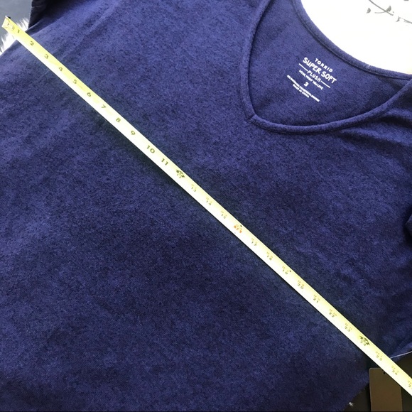 Womens Torrid Navy Hacci Sweater Blouse Size 3X - Picture 9 of 11